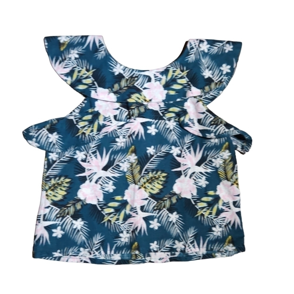 NWOT Art Class 3T Floral Top - Picture 2 of 3